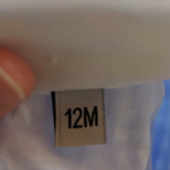 The Little Lamb Bubble Romper Baby Sz 12m Blue Gingham Boutique - Picture 5 of 6